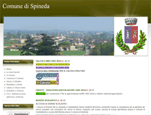 Tablet Screenshot of comune.spineda.cr.it